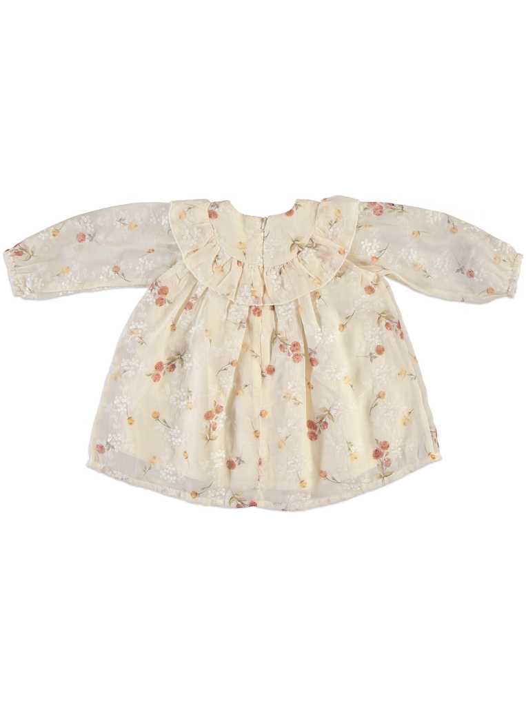 25515 BRODE DESENLI BASKILI ELBISE