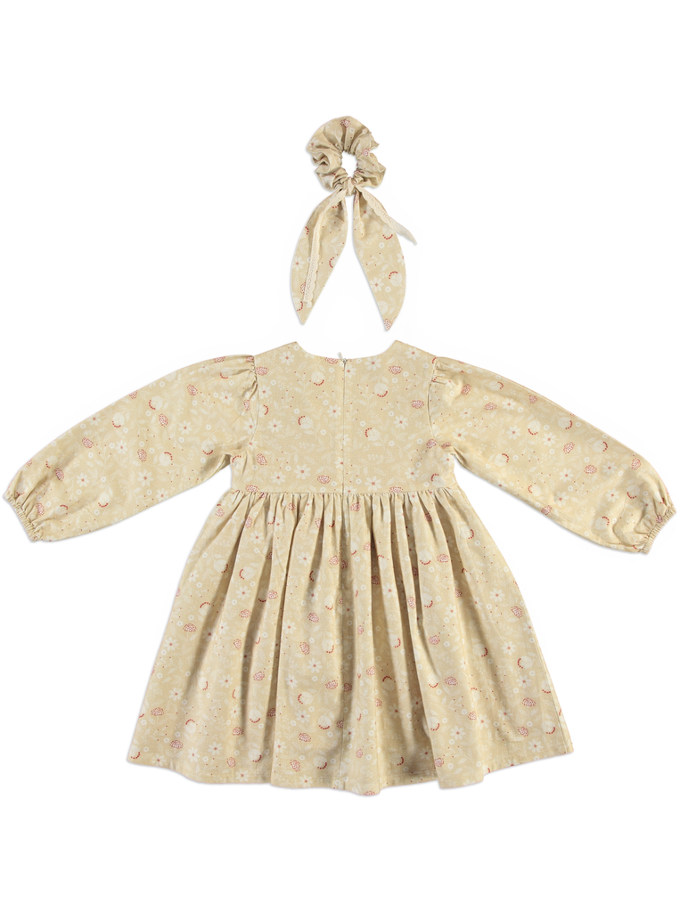 25712 PAMUK DANTEL DETAYLI TOKA AKSESUARLI ELBISE  