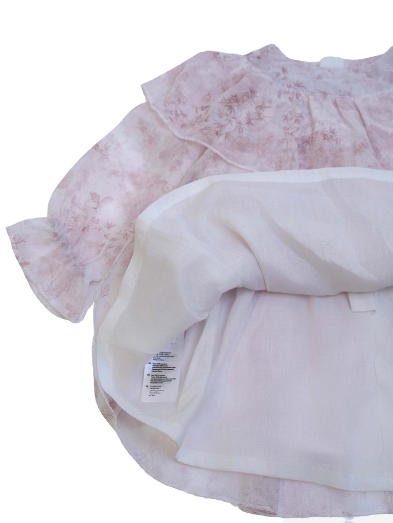 25517 TENCEL COK KATLI ELBISE PEMBE