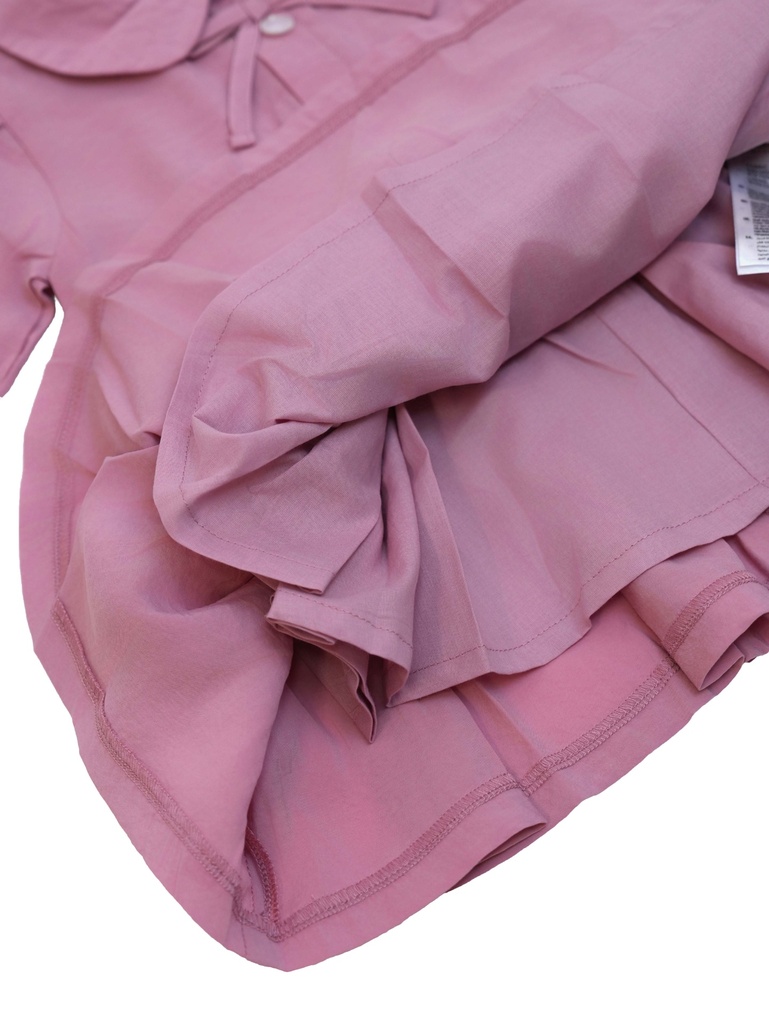 25518 with Ribbon Detail Dress - Pink