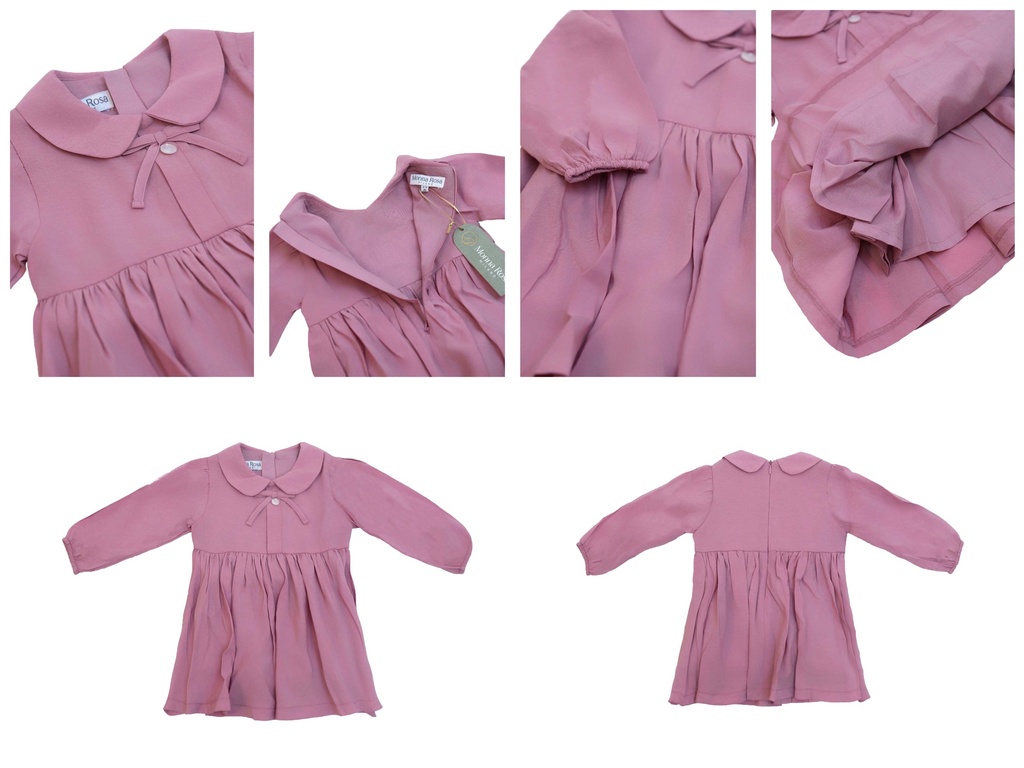 25518 with Ribbon Detail Dress - Pink