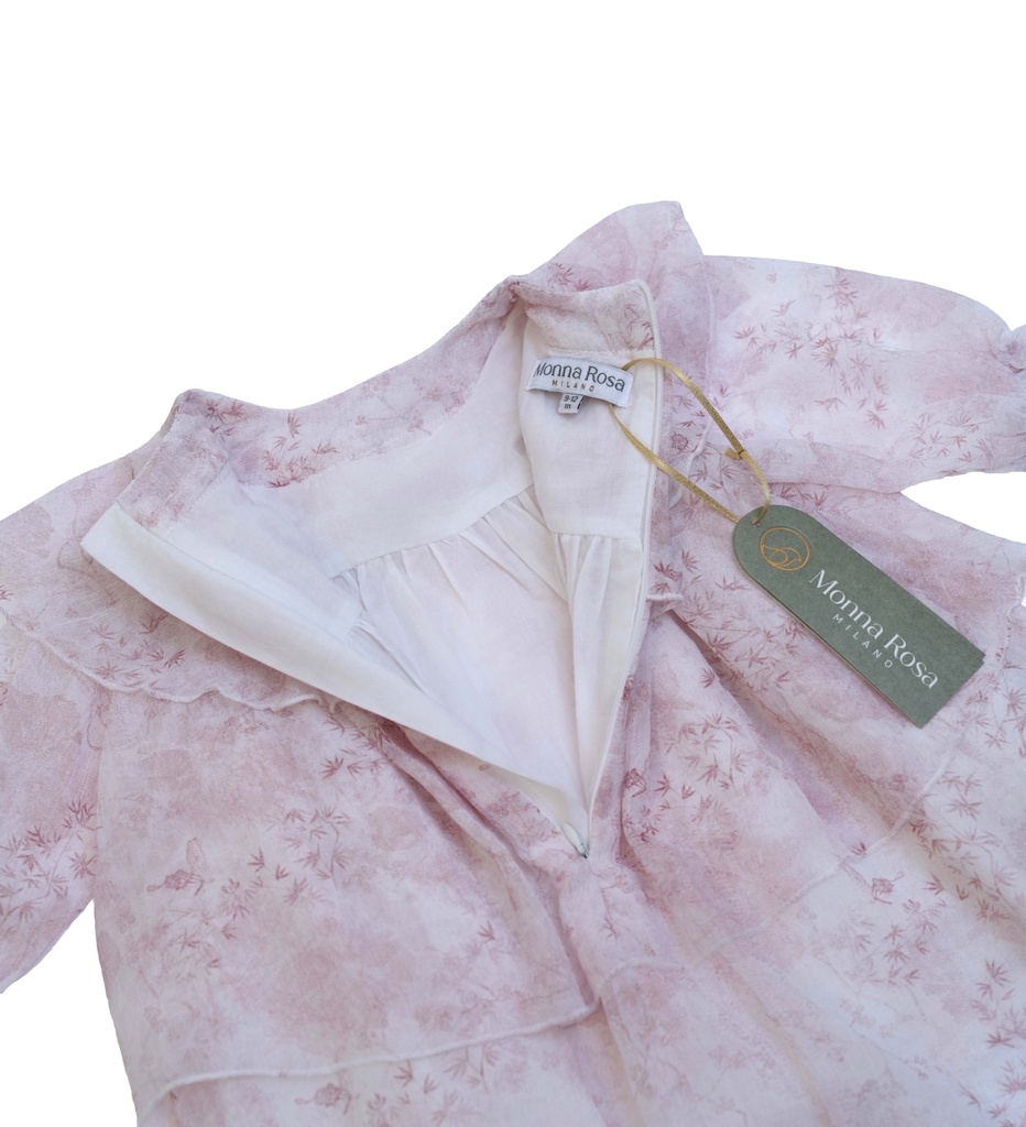 25517 Layered Tencel Dress - Pink