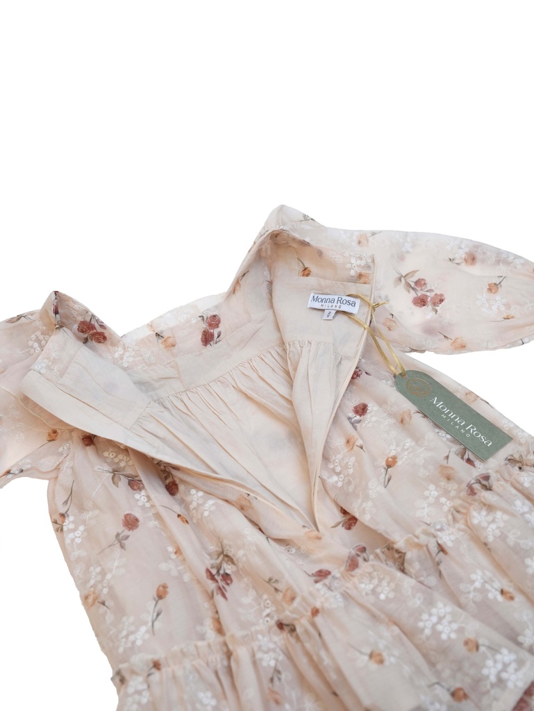 25615 BRODE DESENLI BASKILI ELBISE