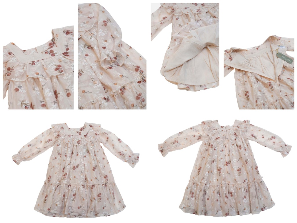 25715 BRODE DESENLI BASKILI ELBISE