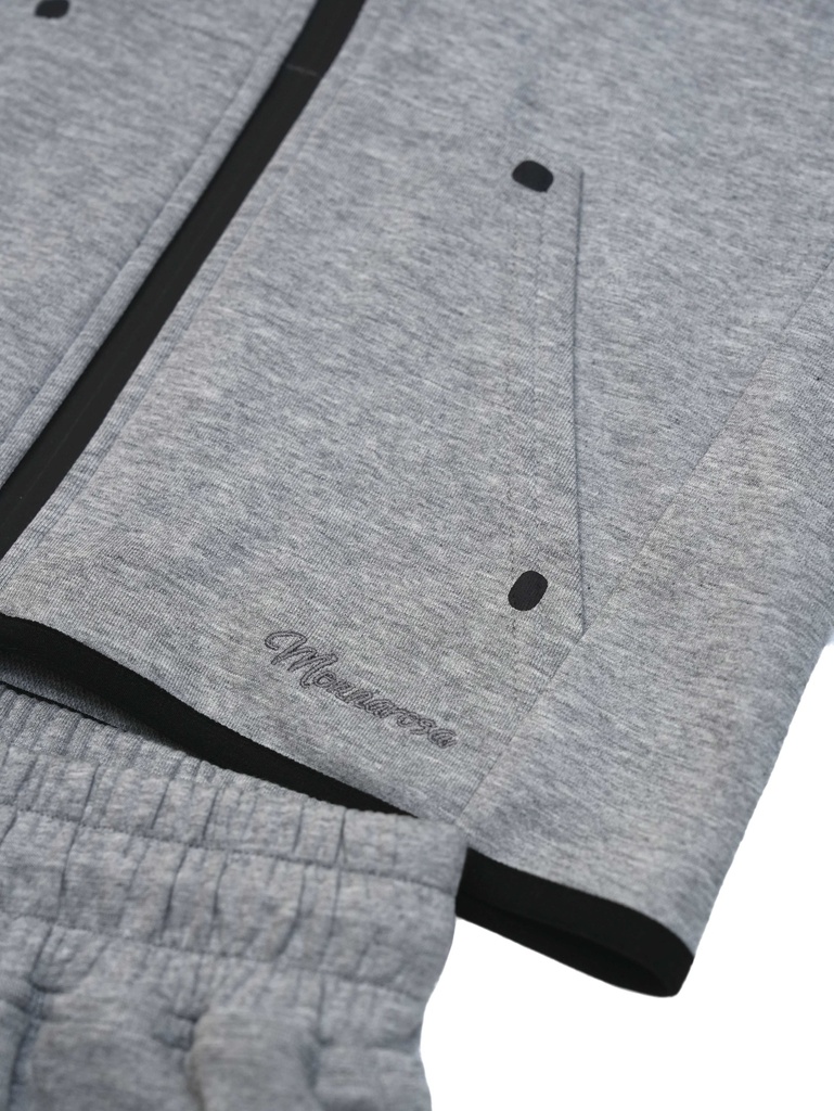 25735 UNISEX BASIC EŞOFMAN TAKIMI KOYU GRİ