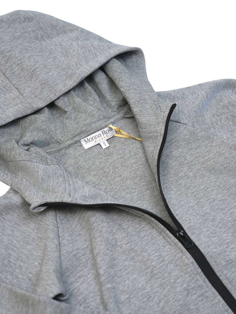 25735 UNISEX BASIC EŞOFMAN TAKIMI KOYU GRİ