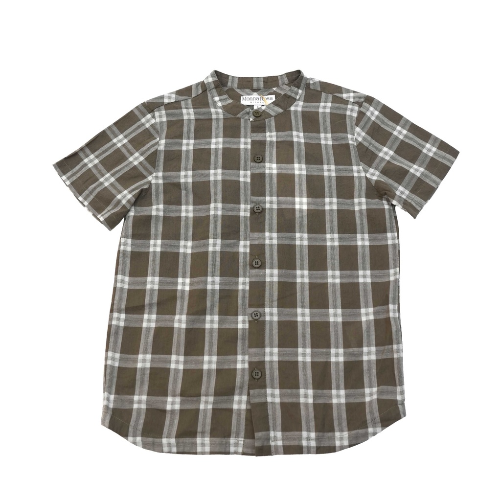 26229 ERKEK GÖMLEK ŞORT 2'Lİ TAKIM DESENLİ