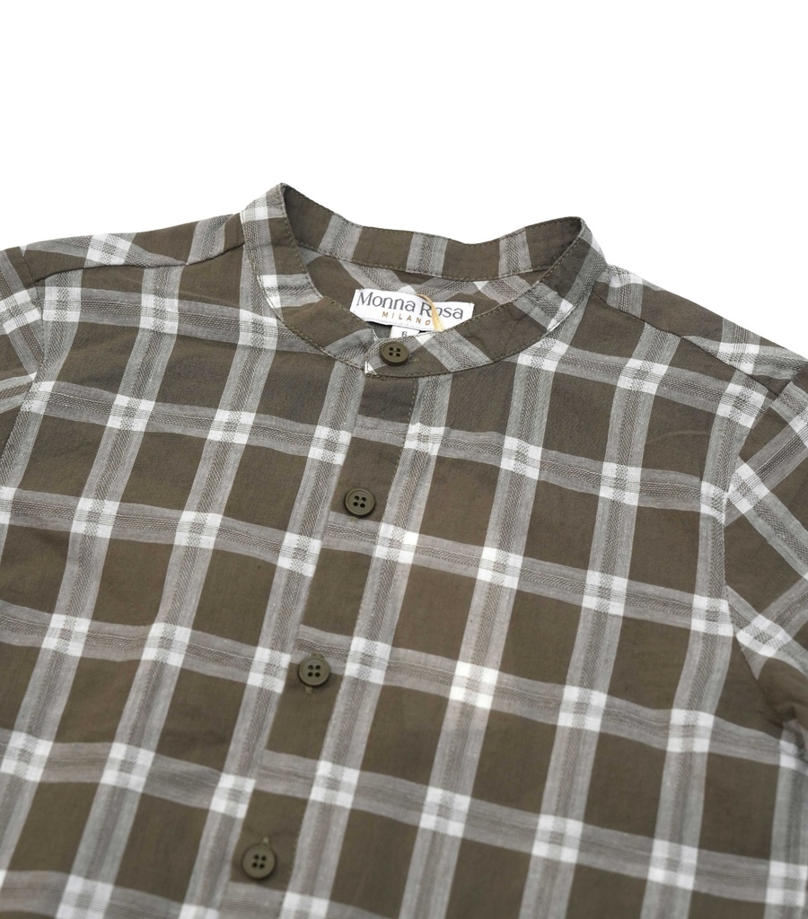 26229 ERKEK GÖMLEK ŞORT 2'Lİ TAKIM DESENLİ