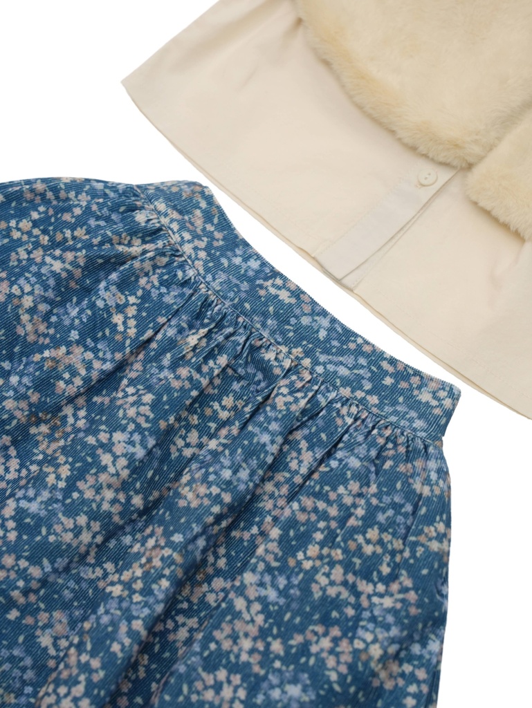 25631  KIZ MONTLU 3'LÜ TAKIM EKRU