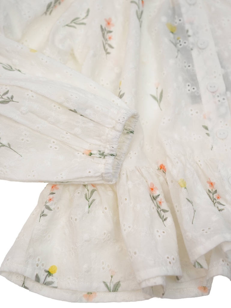 26115 KIZ GÖMLEK PANTOLON 2'Lİ TAKIM PEMBE