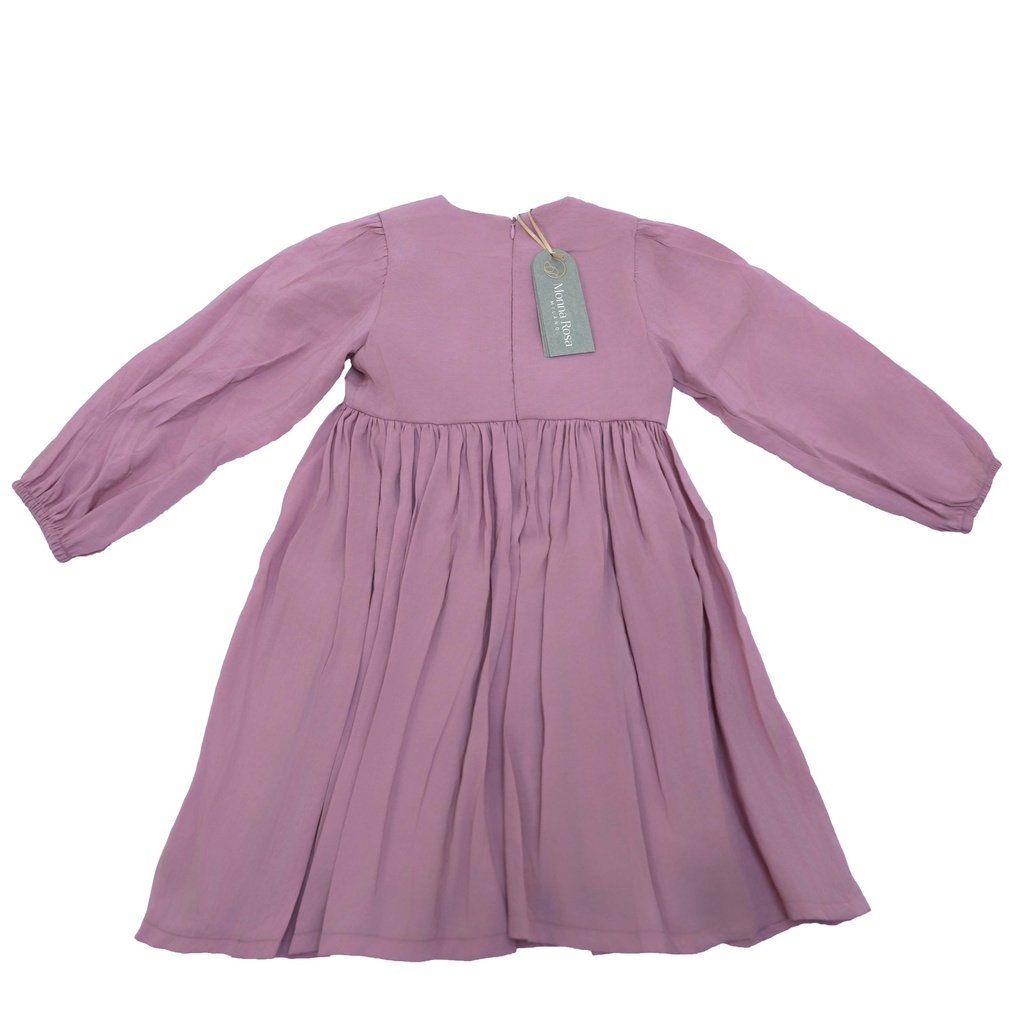 25718 KURDELA DETAYLI ELBISE PEMBE