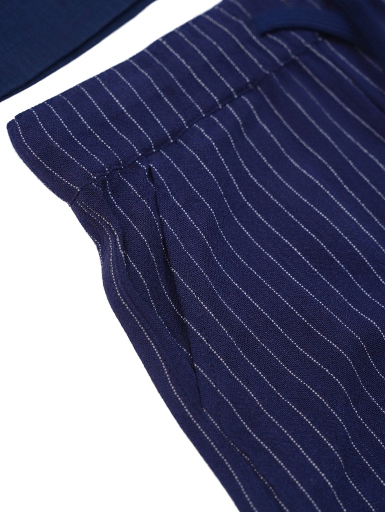 26130 ERKEK GÖMLEK ŞORT 2'Lİ TAKIM LACİVERT