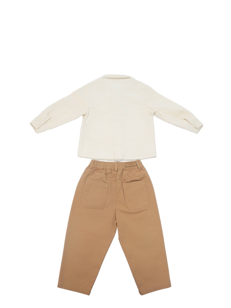 25734 ERKEK 2'Lİ TAKIM BEJ