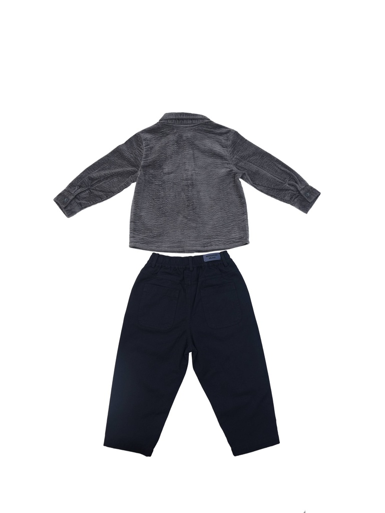 25734 ERKEK 2'Lİ TAKIM GRİ