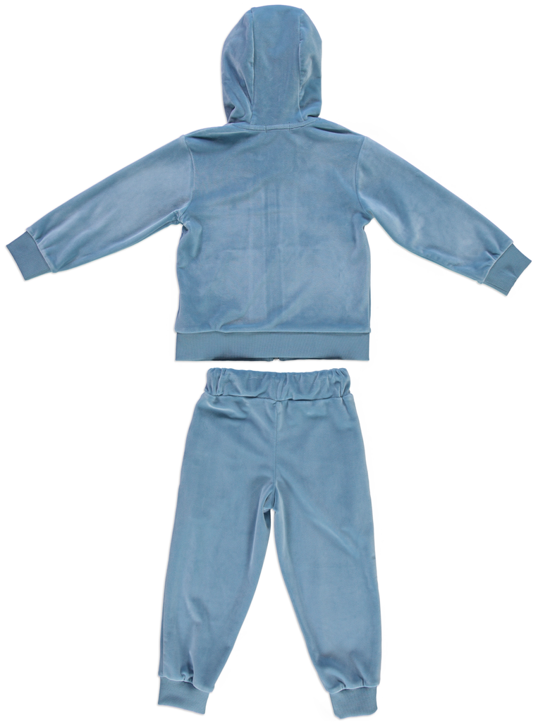 26031 KADİFE EŞOFMAN TAKIMI MAVİ