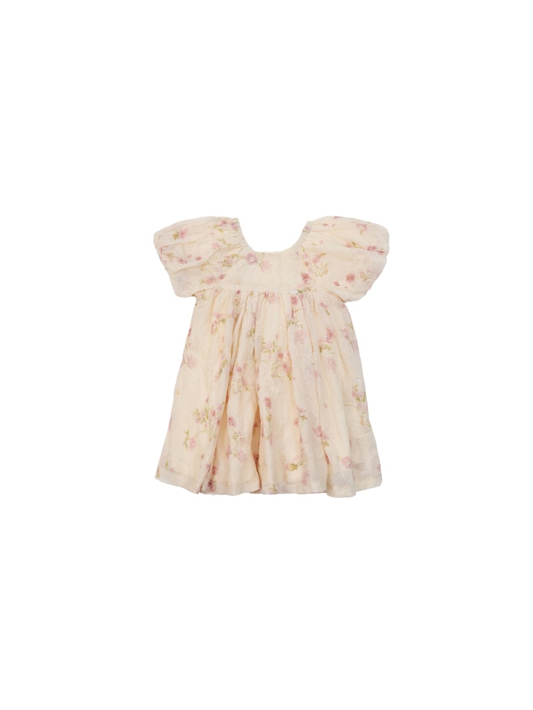 26113 BRODE ÇİÇEKLİ ELBİSE DESENLİ