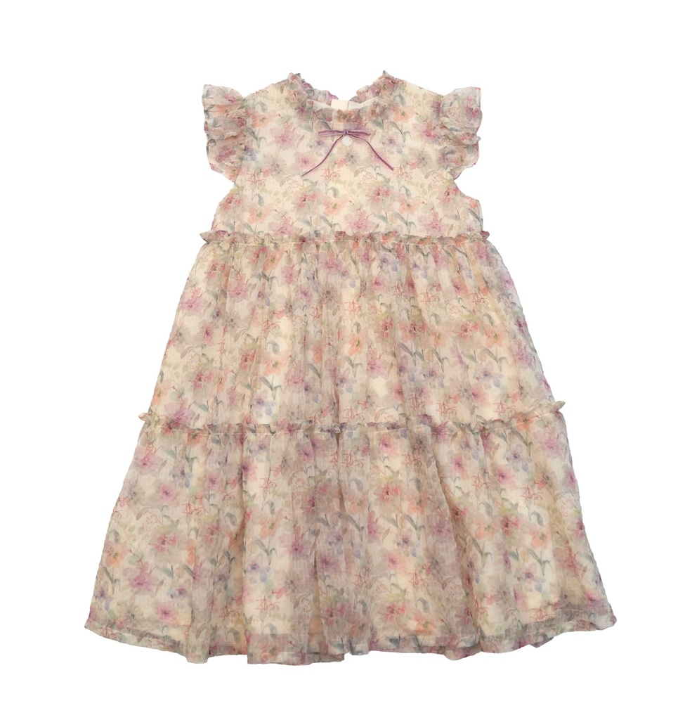 26219 Rose À fleurs Robe À motif