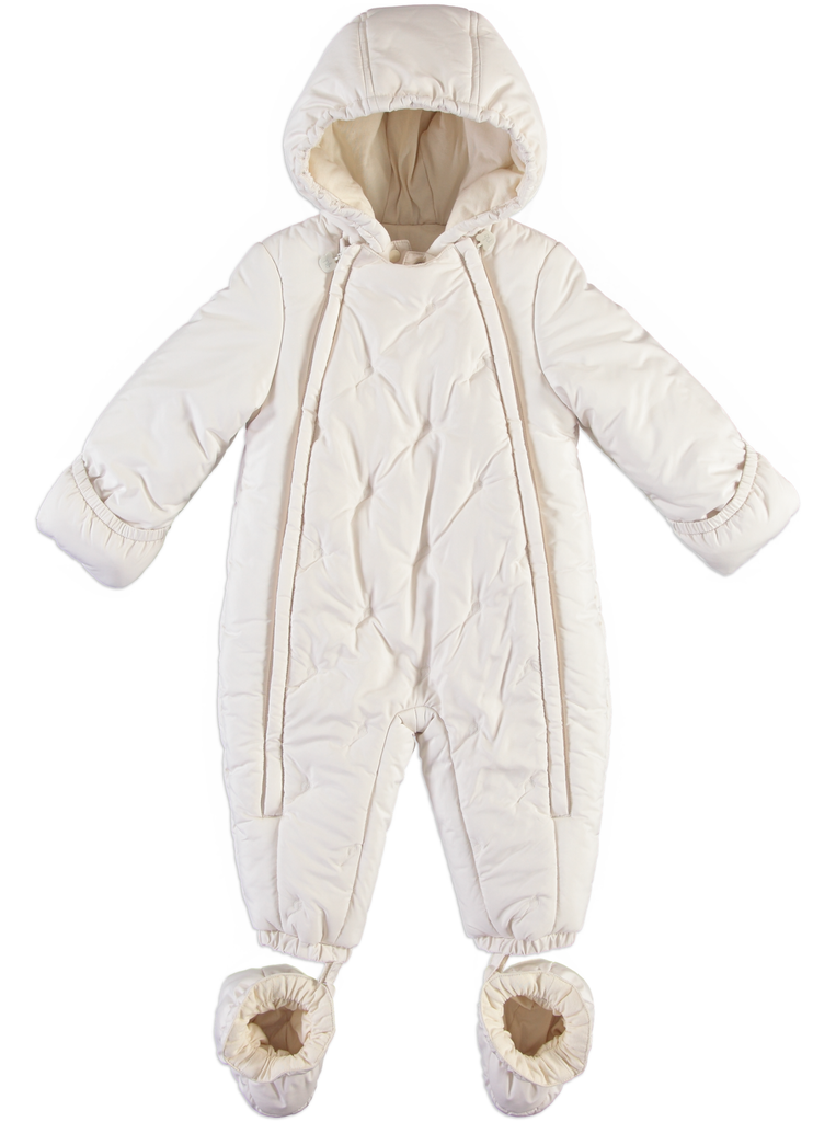 25931 Spacesuit with Bird Embroidery - Beige