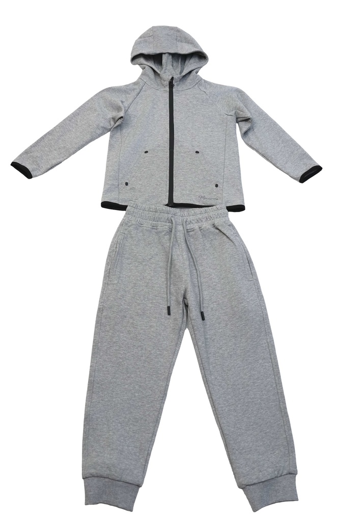 25735 Unisex Basic Tracksuit Set Dark Gray
