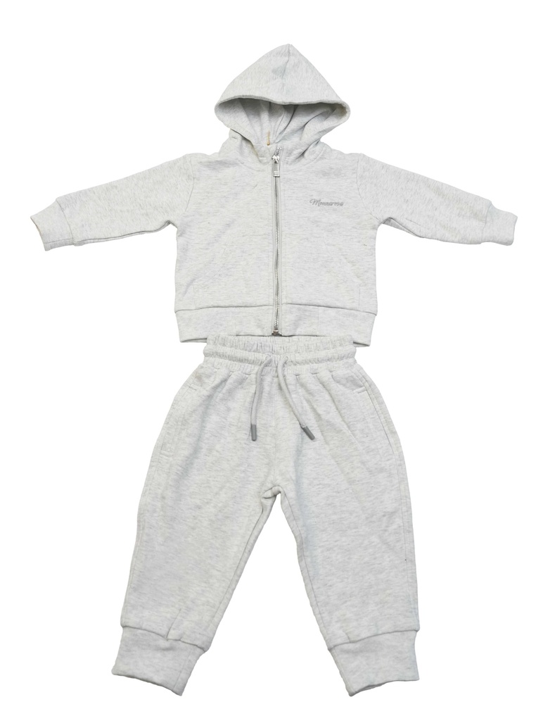 25535 Unisexe Basique Survêtement Ensemble Gris