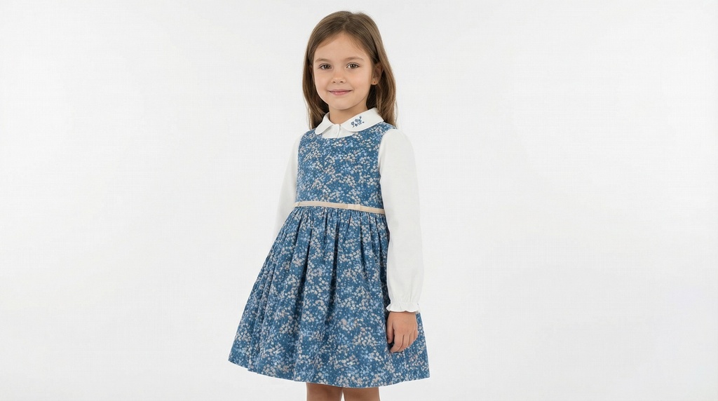 25730 Avec chemise Tablier Robe À motif