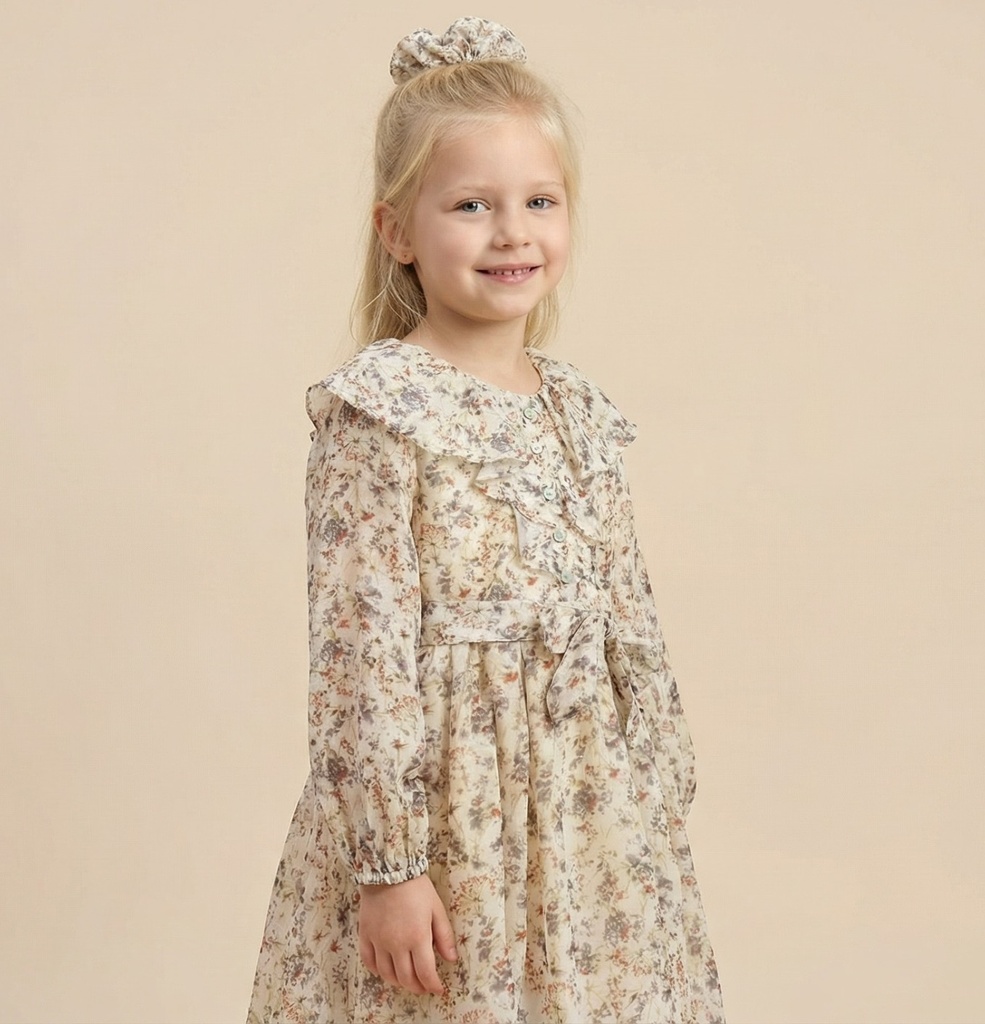 26207 With Belt Robe À motif