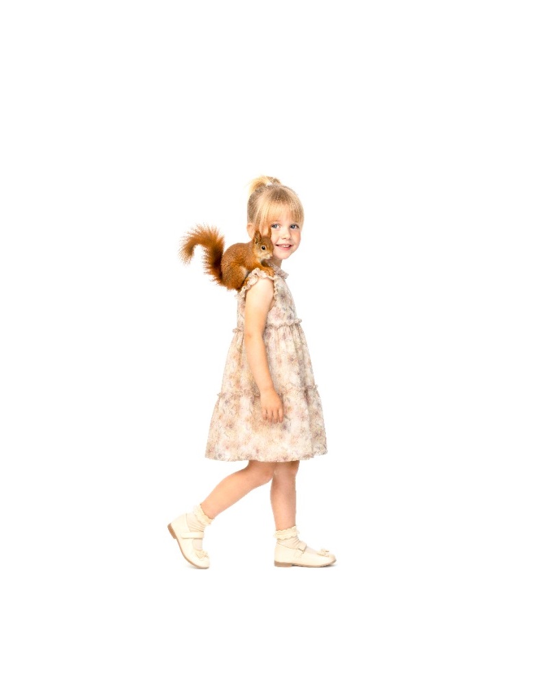 26119 Розовый В цветочек Платье С узором