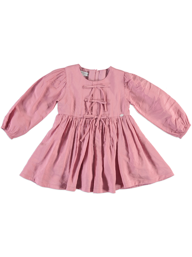 25618 with Ribbon Detail Dress - Pink