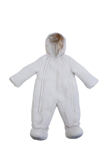 25931 Spacesuit with Bird Embroidery - Beige