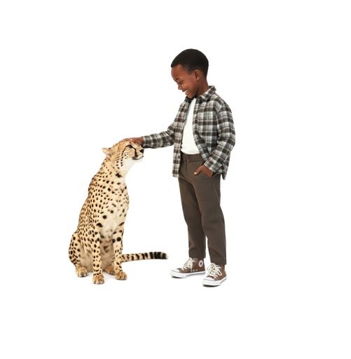 25632 ERKEK EKOSE GÖMLEKLİ 3'LÜ TAKIM BEJ