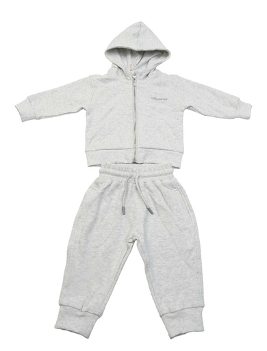 25535 Unisexe Basique Survêtement Ensemble Gris